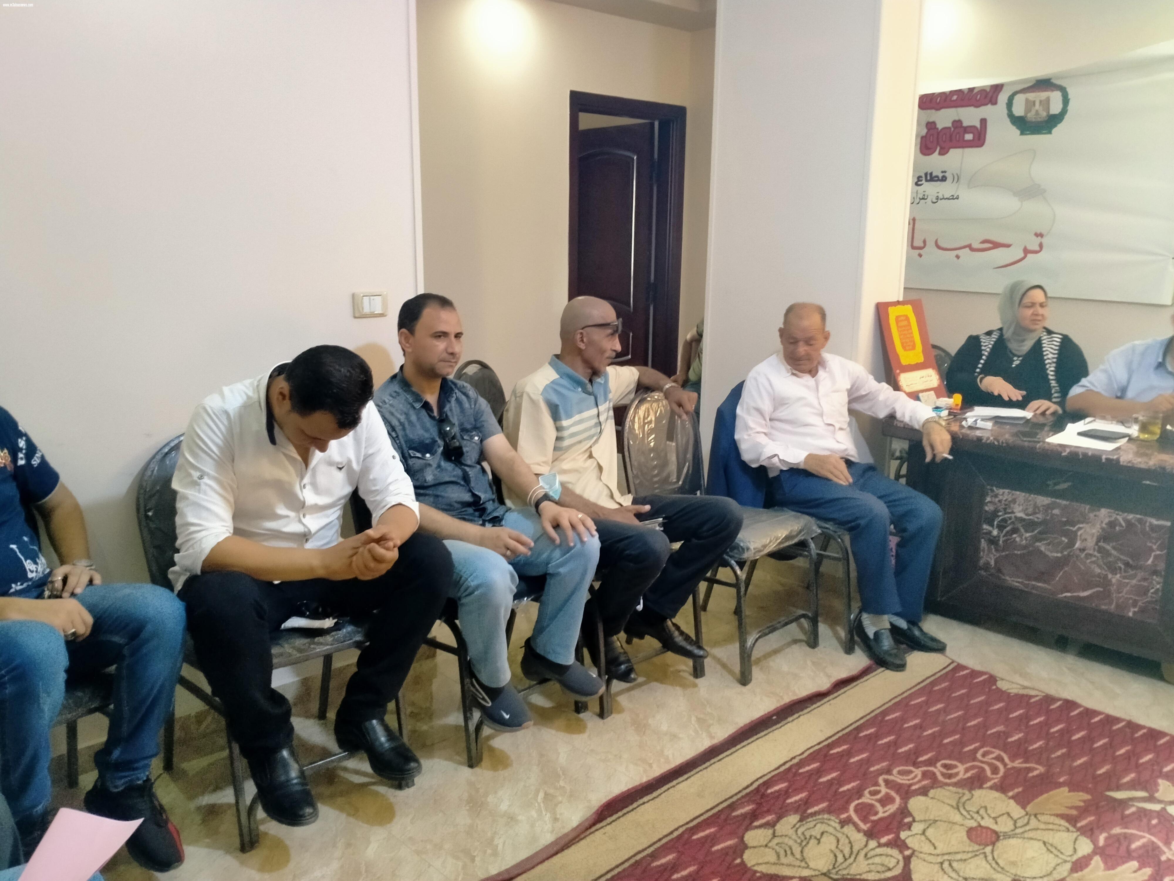 اجتماع المنظمة المصرية العربية لحقوق الإنسان بكفرالشيخ