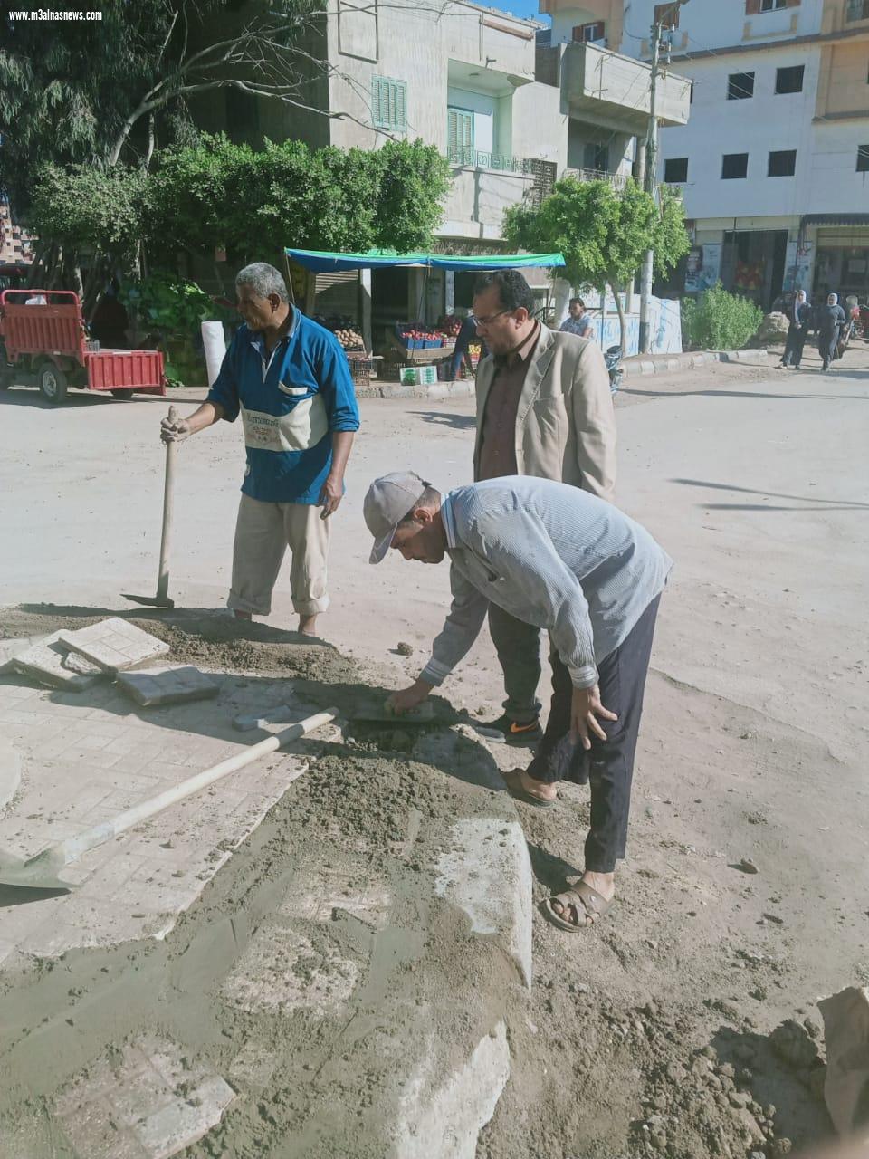 حملات لتسوية ومسح وترميم الطرق .. والانتهاء من 494 طريق بقرى ومدن كفر الشيخ