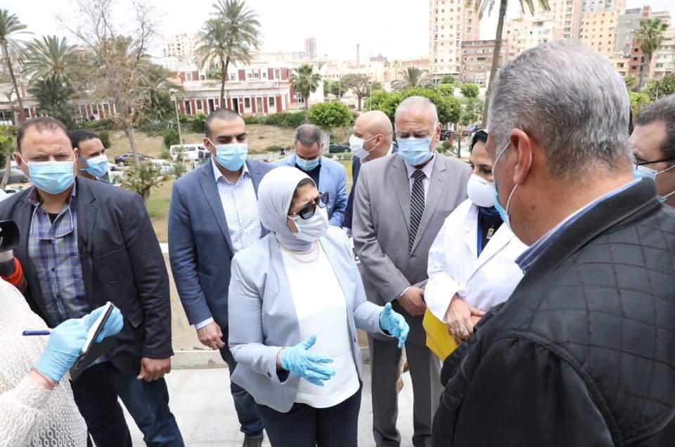 وزيرة الصحة: جاري الانتهاء من تطوير ورفع كفاءة 35 مستشفي حميات وصدر لتصبح مستشفيات للعزل