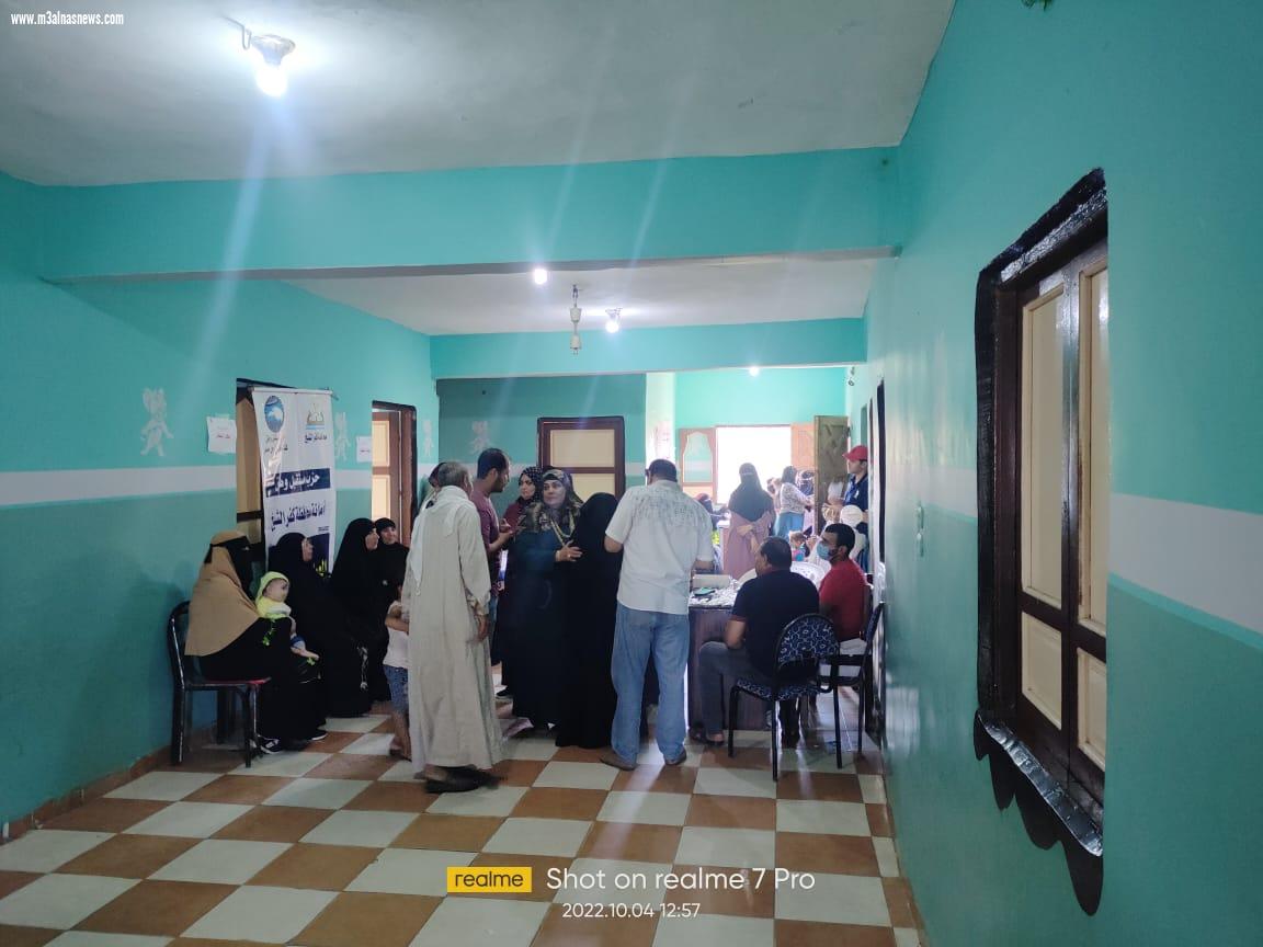 مستقبل وطن بكفرالشيخ ينظم قافلة طبية لمرضى العيون فى قرية الشهابية بالبرلس