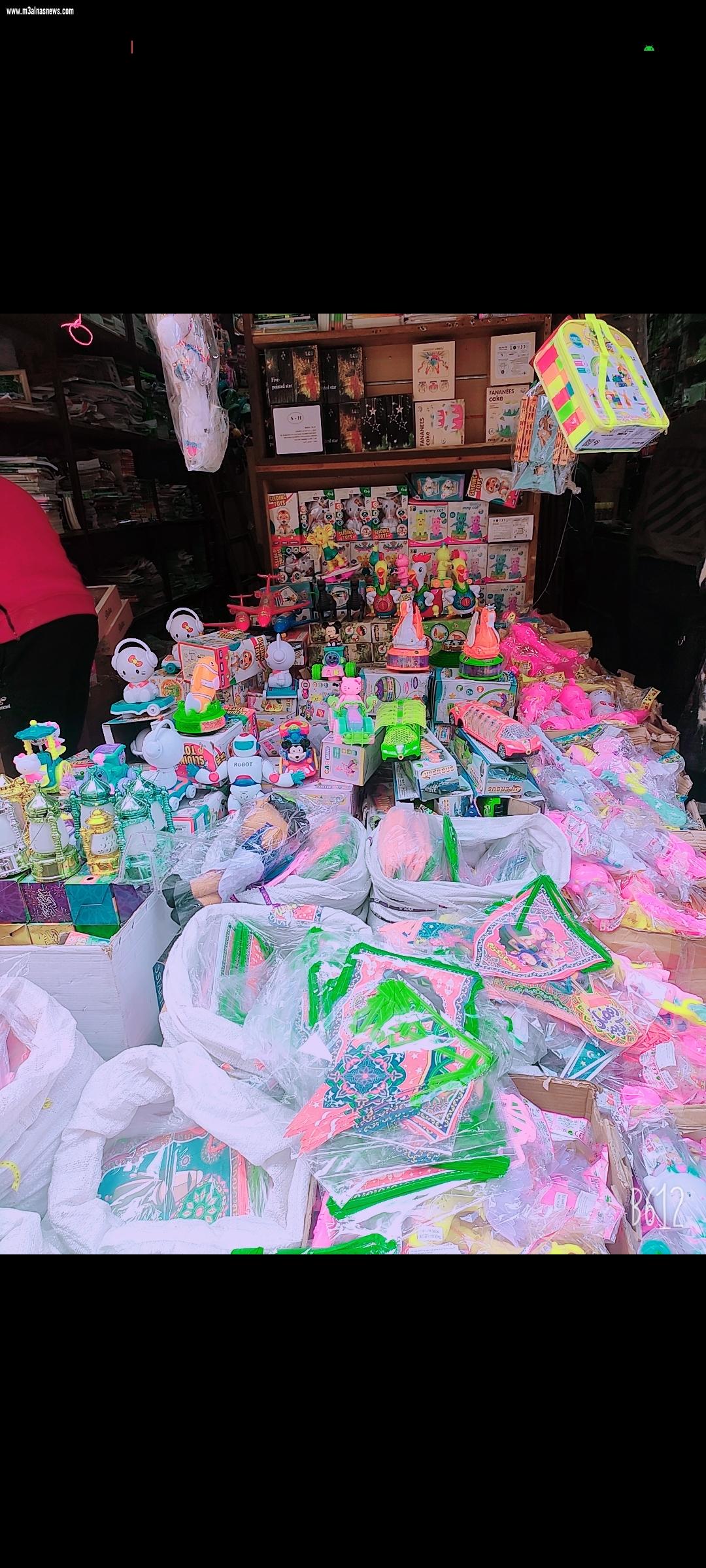  كفرالشيخ تستقبل شهر رمضان بالفوانيس والياميش