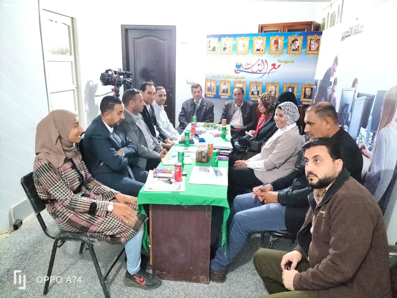 مجلس تحرير الجريدة يستعد لإصدار عدد يناير