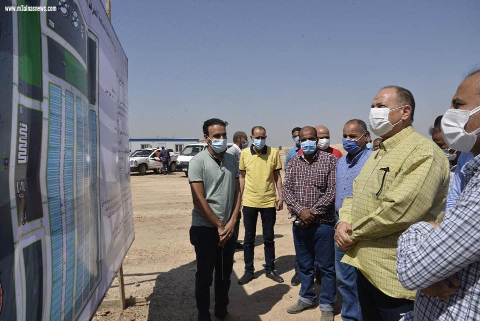محافظ أسيوط يضع حجر أساس مشروع انشاء محطة معالجة الصرف الصحى ببني غالب وتوابعها بتكلفة 960 مليون جنيه ضمن مشروعات تطوير الريف المصرى المبادرة الرئاسية 