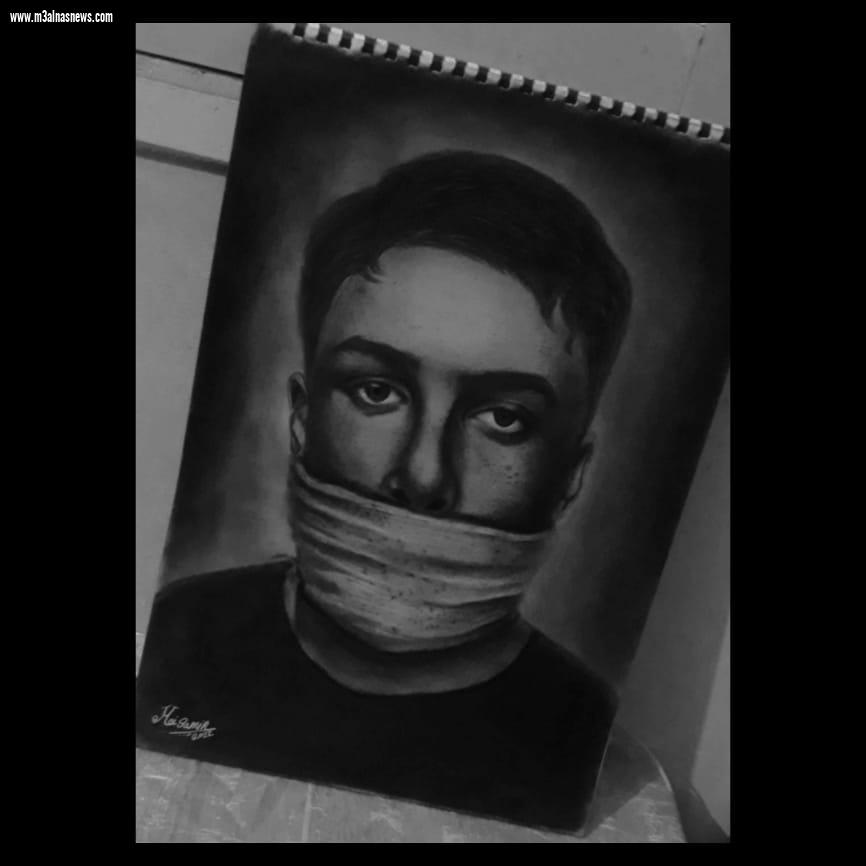 مى سمير العطار ... موهبة شابة تألقت فى فنون الرسم