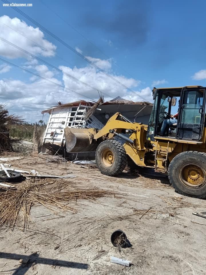 إزالة 301 حالة تعدي على أملاك الدولة خلال المرحلة الثالثة للموجة 19 بكفر الشيخ