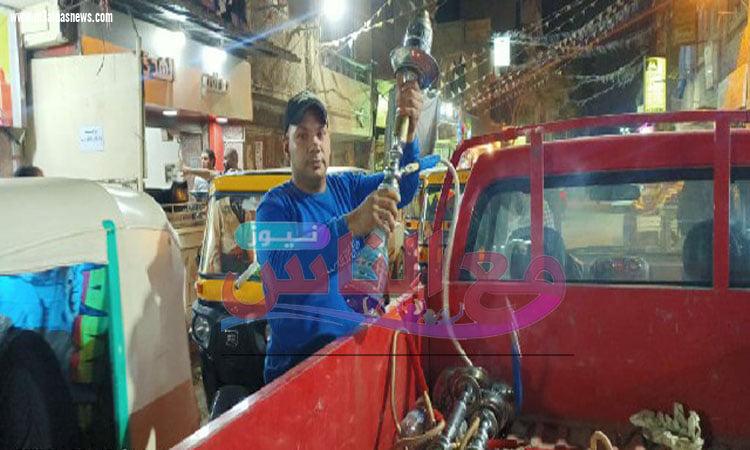 مساعد رئيس حى المطرية يقود حملة مكبرة على المقاهى