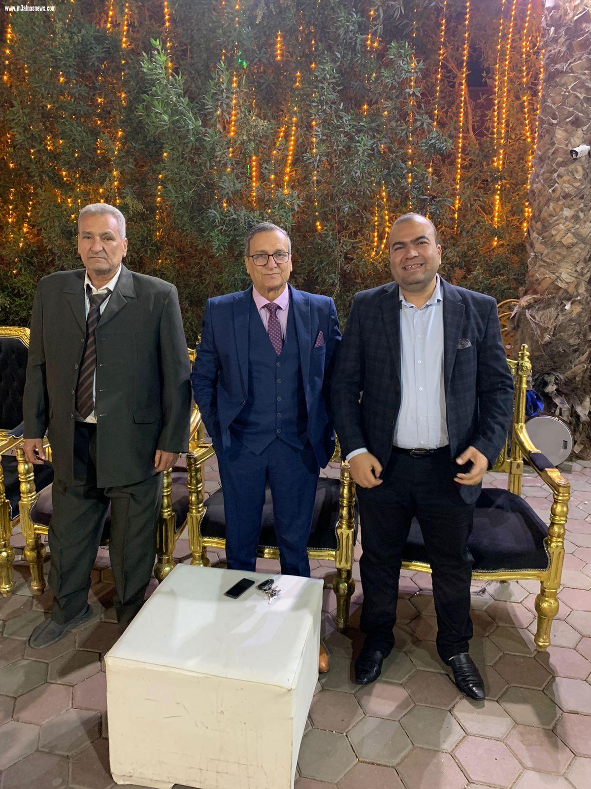 الدكتور يوسف العبد ... يهنىء نقيب بيطريين كفر الشيخ بزفاف نجل شقيقة