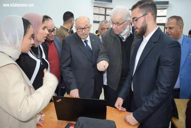 بعدد 45 مشروع مبتكر ومتميز  الذكاء الإصطناعى بالجامعة المصرية الروسية تفتتح معرض الطلاب