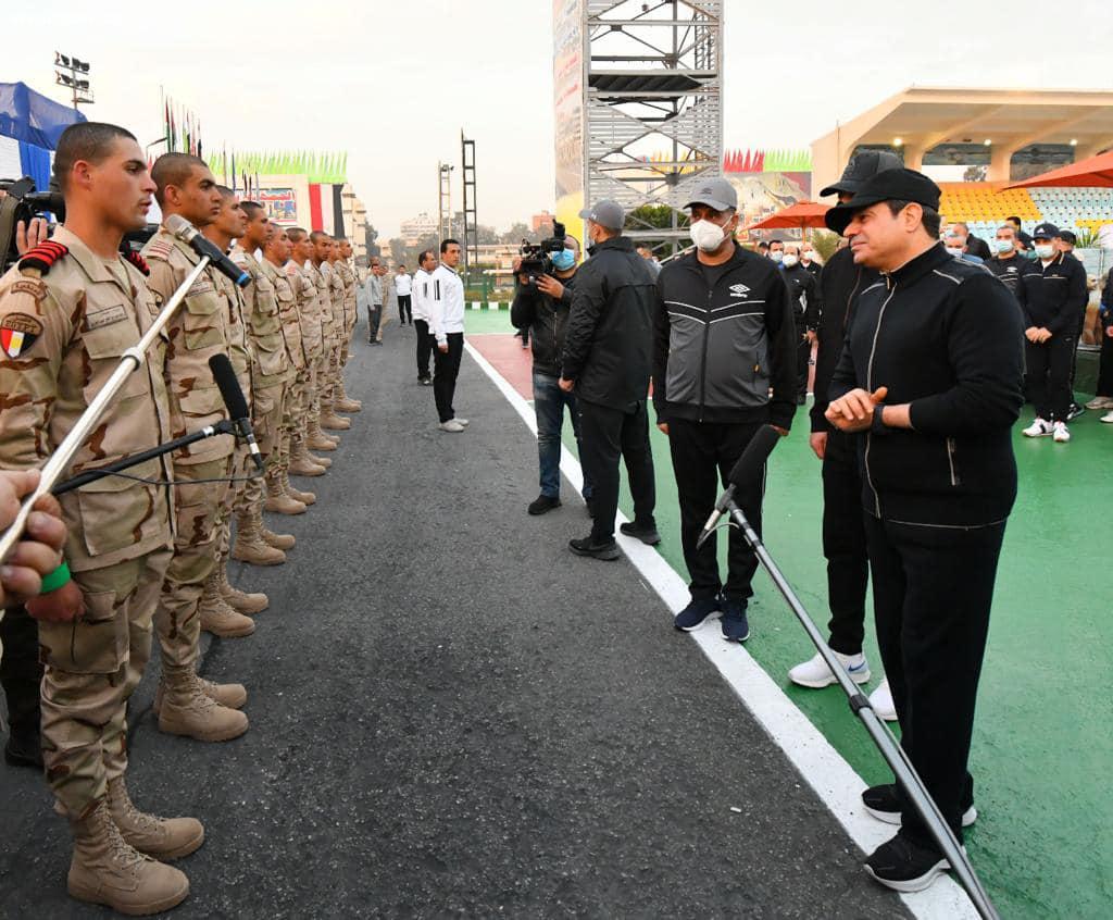 جولة تفقدية فجر اليوم لمقر الكلية الحربية