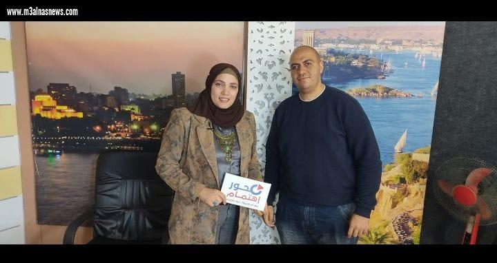 الاعلامي الرياضي عبدالحميد صالح ضيف برنامج محور اهتمام على شاشة صوت العرب