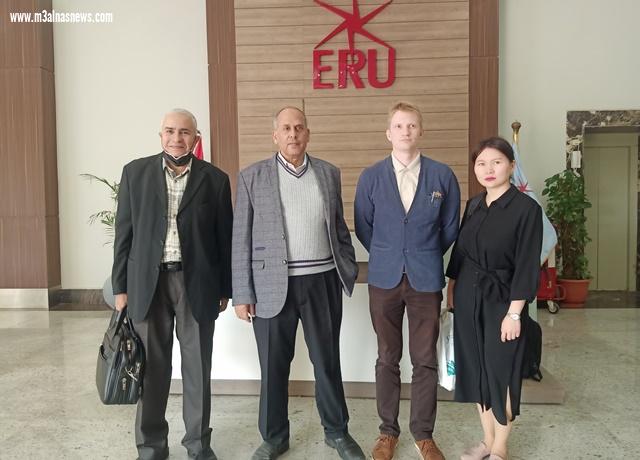 تفاصيل زيارة وفد جامعة أورال لهندسة الجامعة المصرية الروسية