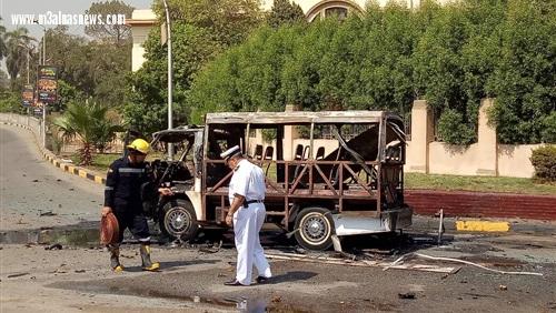 بالتفاصيل.. انفجار سيارتين بمطلع كوبرى أكتوبر فى الدقى وإصابة 9 مواطنين وتحقيقات موسعة لكشف الأسباب