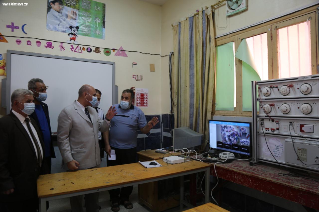  قيادات تعليم كفر الشيخ فى جولات مكوكية على المدارس مع بداية العام الدراسى