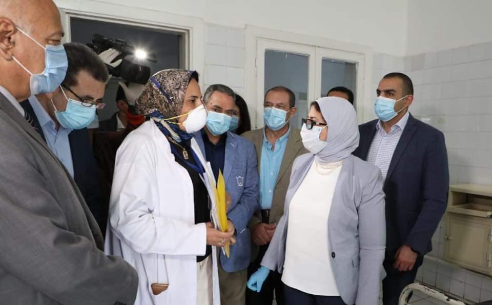 وزيرة الصحة: جاري الانتهاء من تطوير ورفع كفاءة 35 مستشفي حميات وصدر لتصبح مستشفيات للعزل