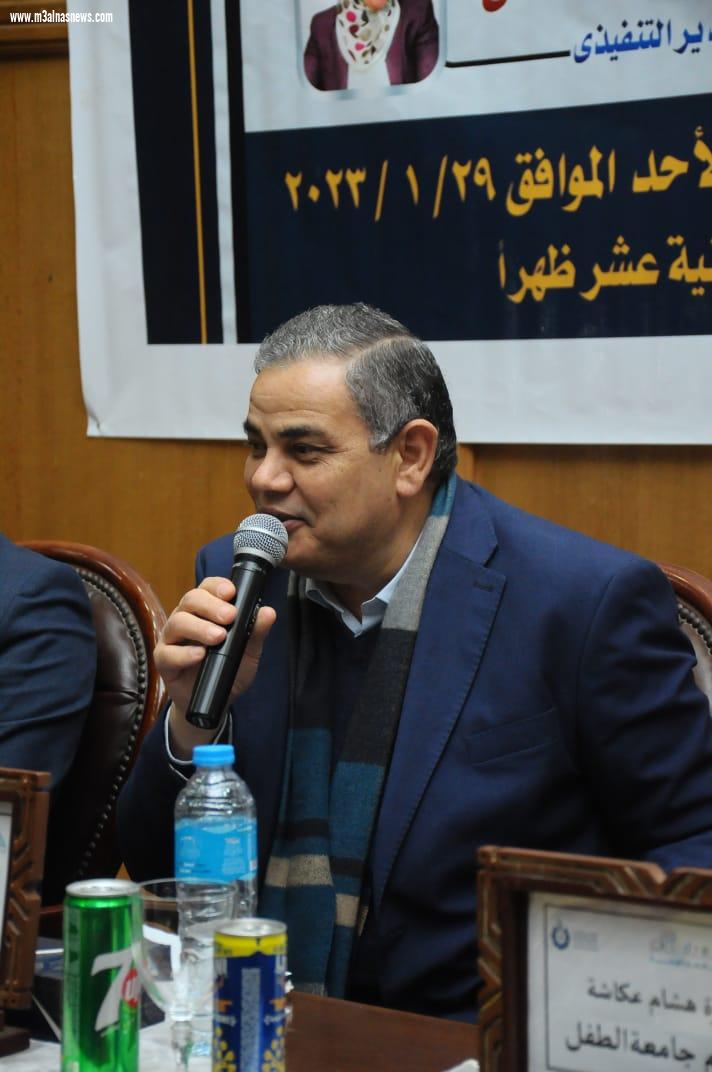 رئيس جامعة كفر الشيخ يفتتح المرحلة السادسة لمشروع جامعة الطفل