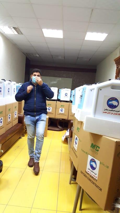 مستقبل وطن يتبرع ب15جهاز مولد أكسجين لمواجهة كورونا بكفرالشيخ