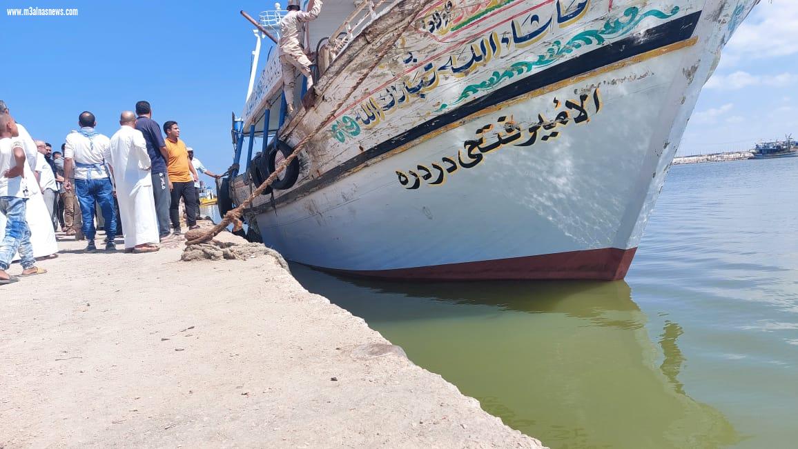 وفاة صياد من برج البرلس على ظهر مركب صيد بمياة البحر المتوسط