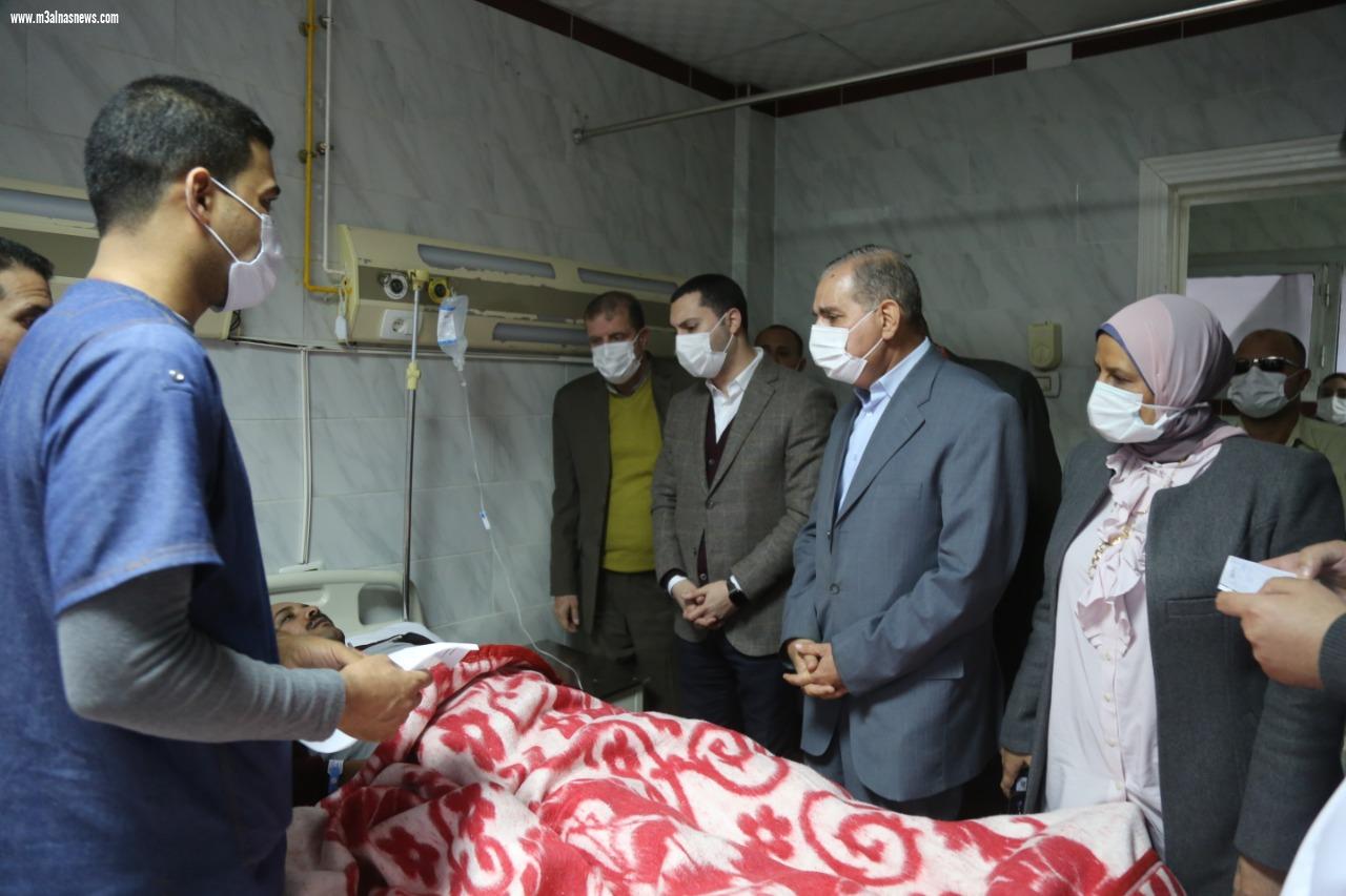 مصرع شخصين وإصابة آخرين فى حادث تصادم على طريق المحلة كفر الشيخ