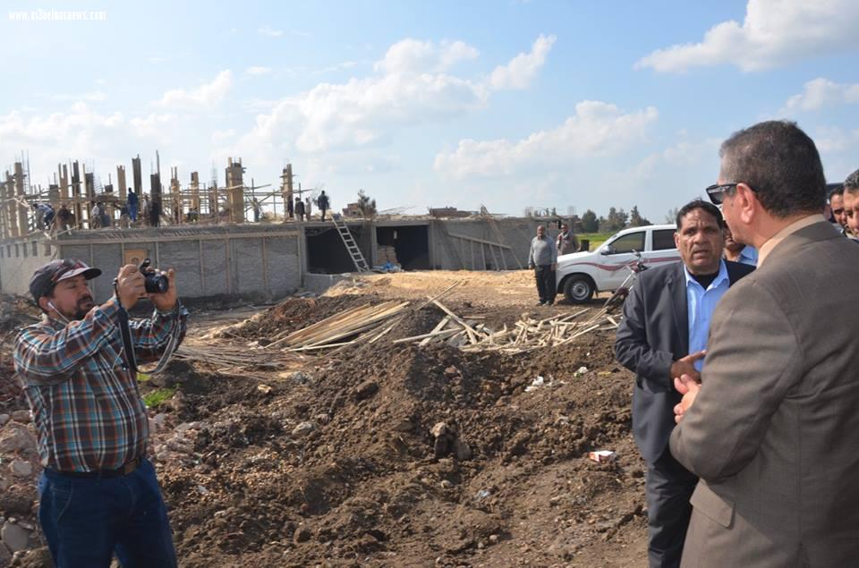 بالصور| محافظ كفرالشيخ يقود حملة لإزالة التعديات على الأراضى الزراعية