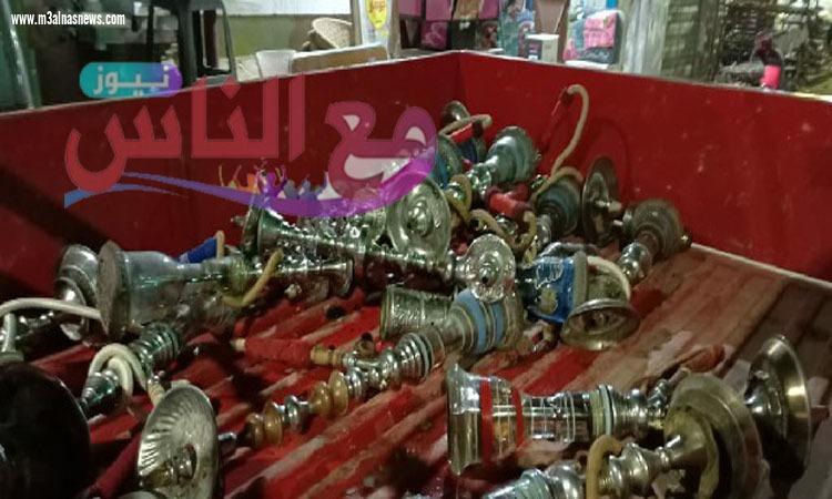 ضبط 10 كافيهات ومقاهى مخالفة للإجرارات الاحترازية بالمطرية