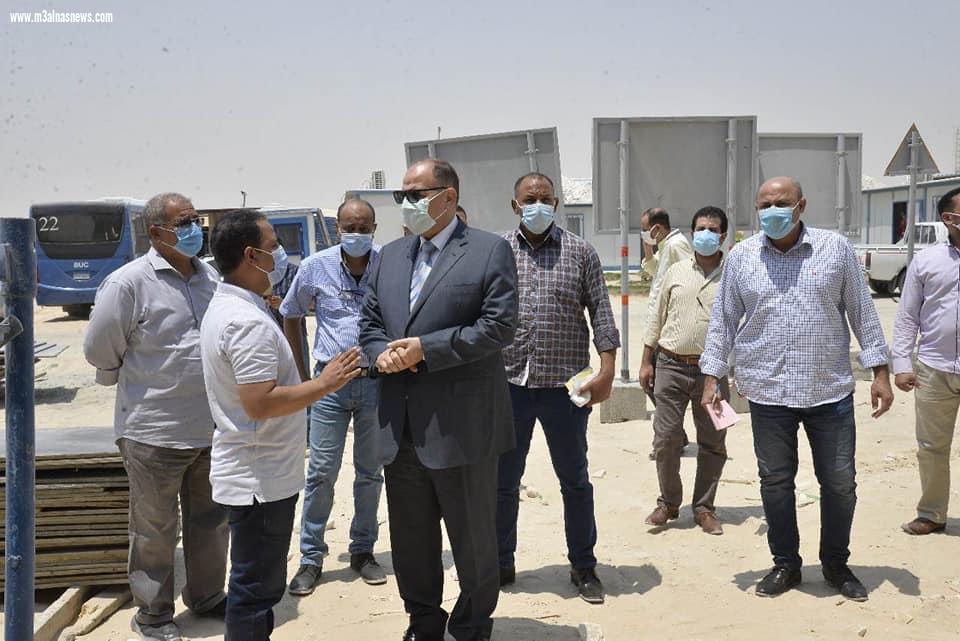 محافظ أسيوط يتفقد أعمال تنفيذ جامعة بدر بمدينة ناصر الجديدة ويعلن دعمه الكامل لجذب استثمارات جديدة لمدينة ناصر