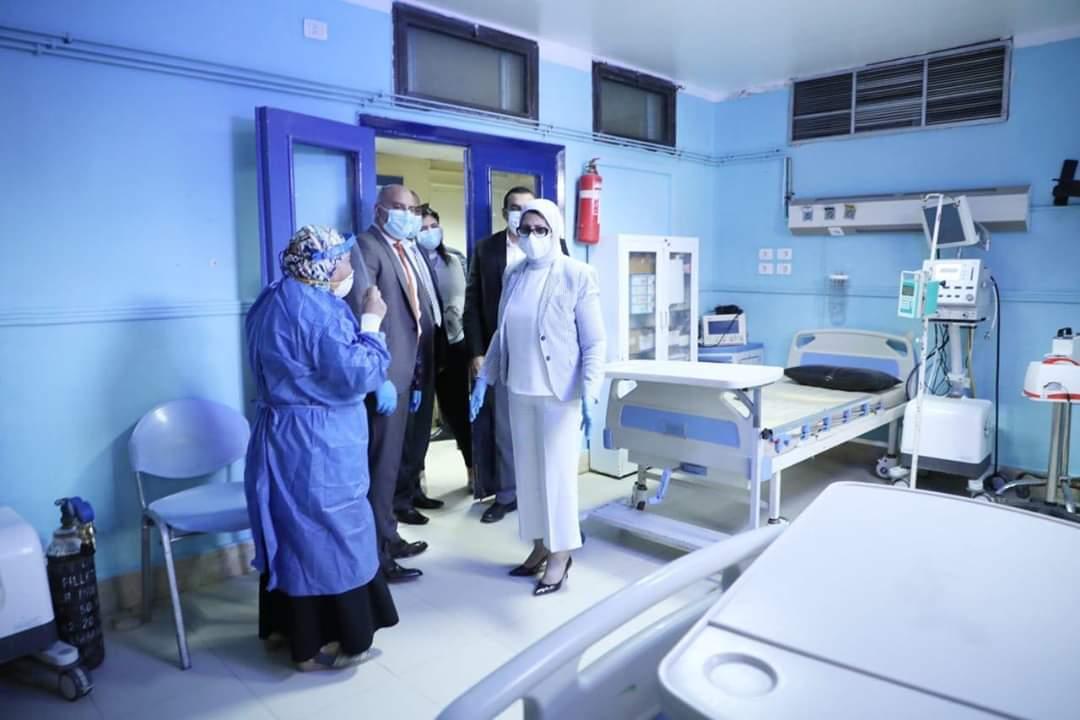 وزيرة الصحة تتفقد مستشفيي منشية البكري وحميات العباسية.. وتتابع ما تم إنجازه من أعمال التطوير ورفع الكفاءة