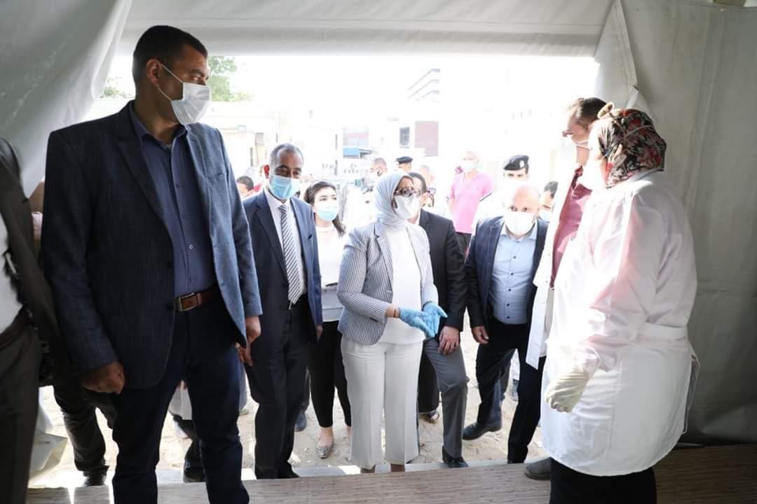 وزيرة الصحة تتفقد مستشفيي منشية البكري وحميات العباسية.. وتتابع ما تم إنجازه من أعمال التطوير ورفع الكفاءة