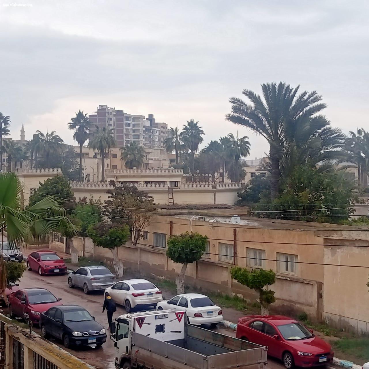 هطول أمطار متوسطة وتوقف حركة الملاحة البحرية بكفر الشيخ