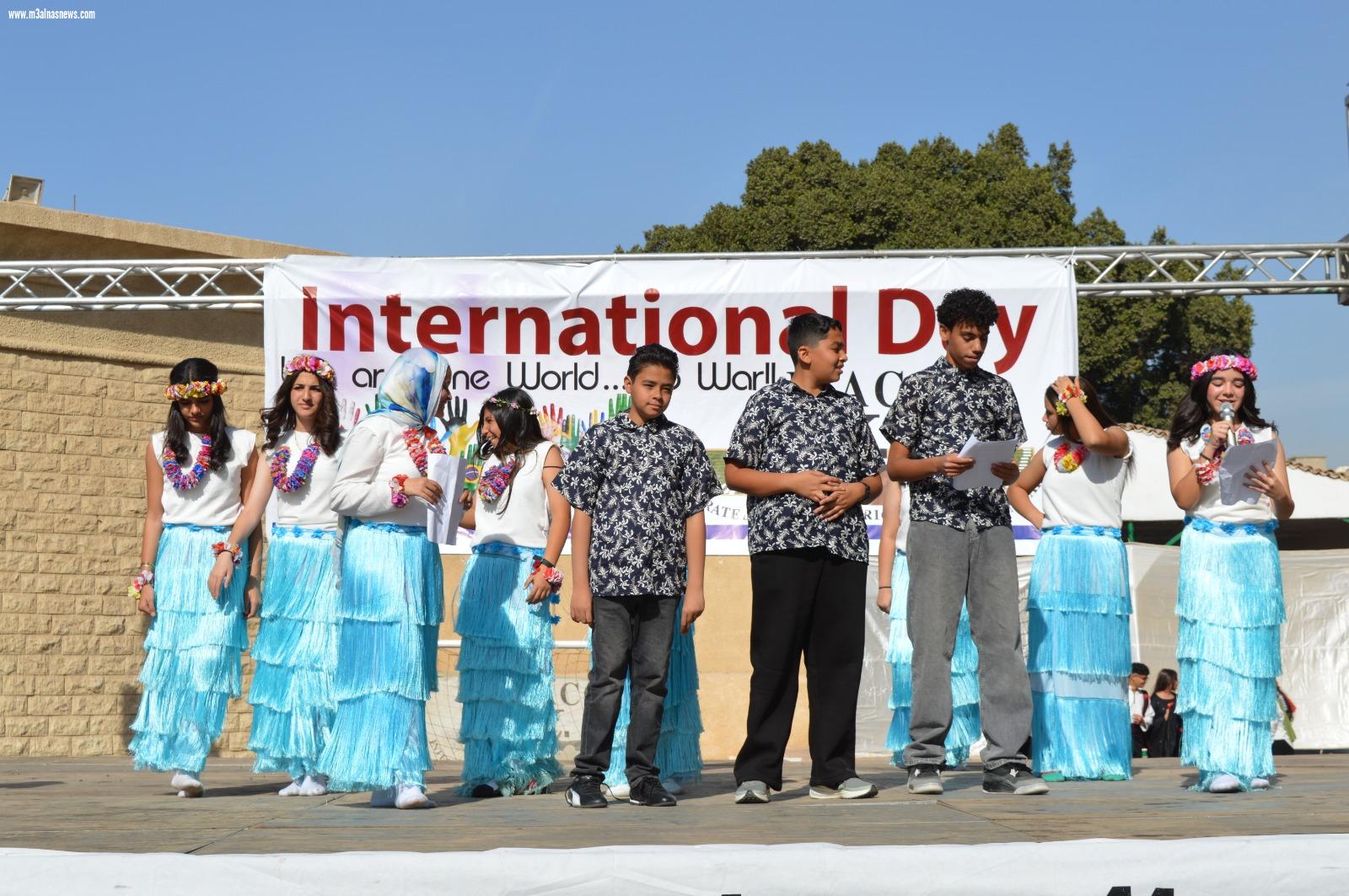 طيبة المتكاملة الأمريكية الدولية تواصل دورها الريادي بتنظيم اليوم الدولي لطلابها