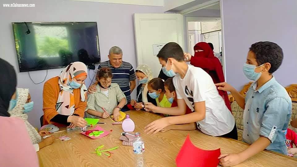 انطلاق معسكرات اليوم الواحد  بمشاركة 300 من الطلائع ب 3 مراكز شباب بكفر الشيخ