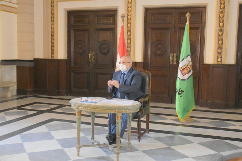 د. الخشت : تم اختيار مستشفى بجامعة القاهرة لعزل من يصاب بالكورونا من هيئة التدريس ومعاونيهم 