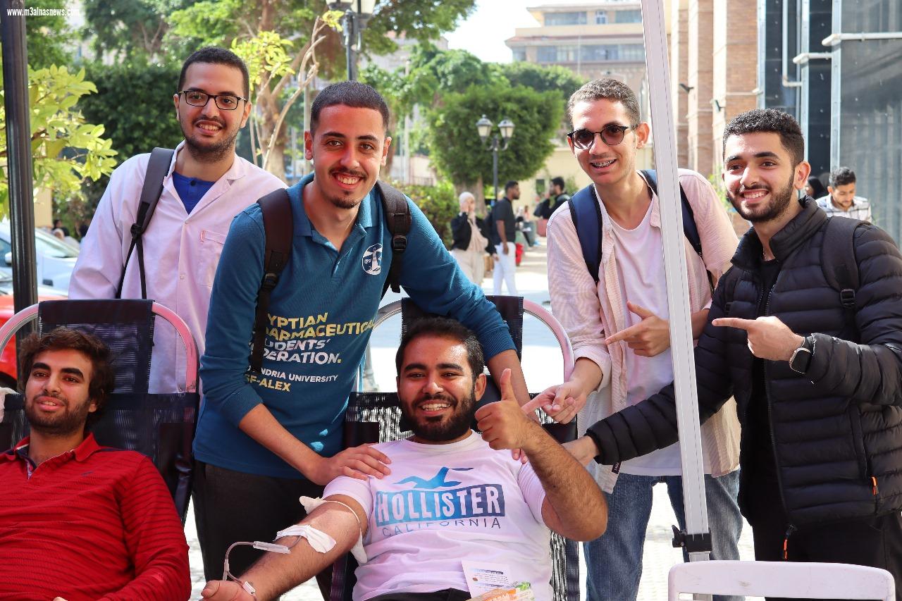 الاتحاد المصري لطلاب صيدلة الإسكندرية يطلق حملة للتبرع بالدم