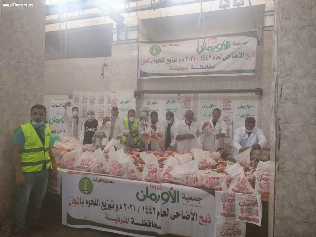 أورمان المنوفية تبدأ ذبح 30 عجل للأٌسر الأكثر إحتياجاً خلال أيام العيد
