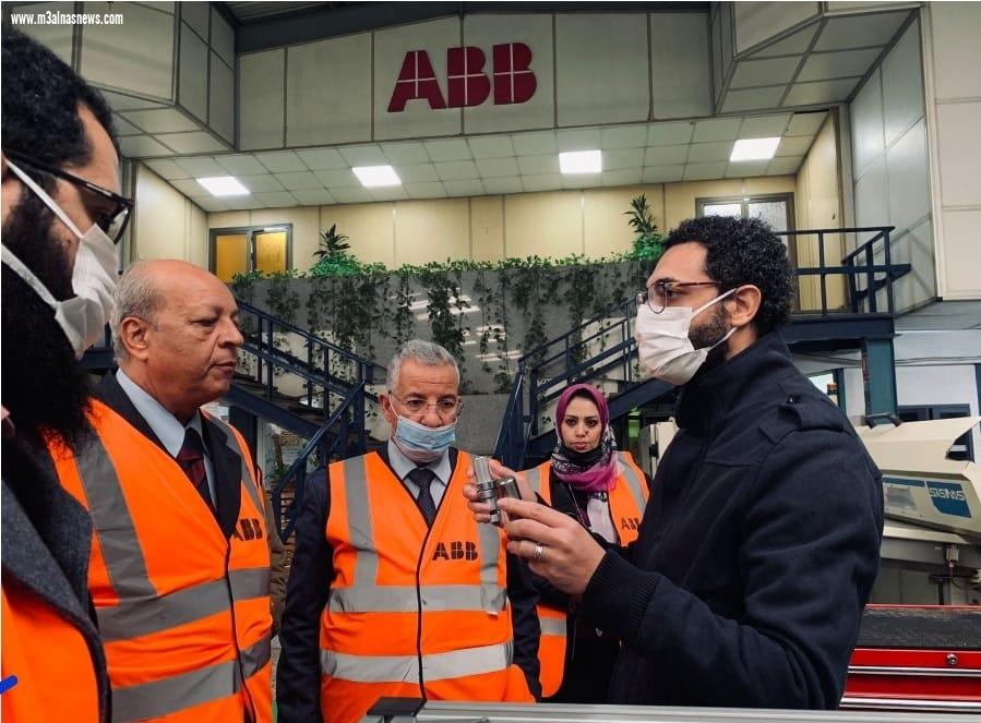 زيارة وفد شعبة الهندسة الكهربائية بنقابة المهندسين لمصانع ABB بمدينة العاشر من رمضان