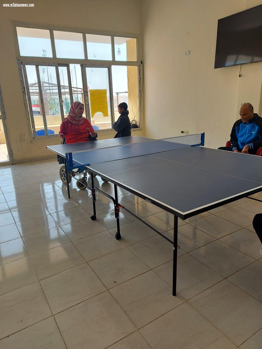 فتيات كفر الشيخ تحصدن المركز الأول لبطولات الإعاقة 