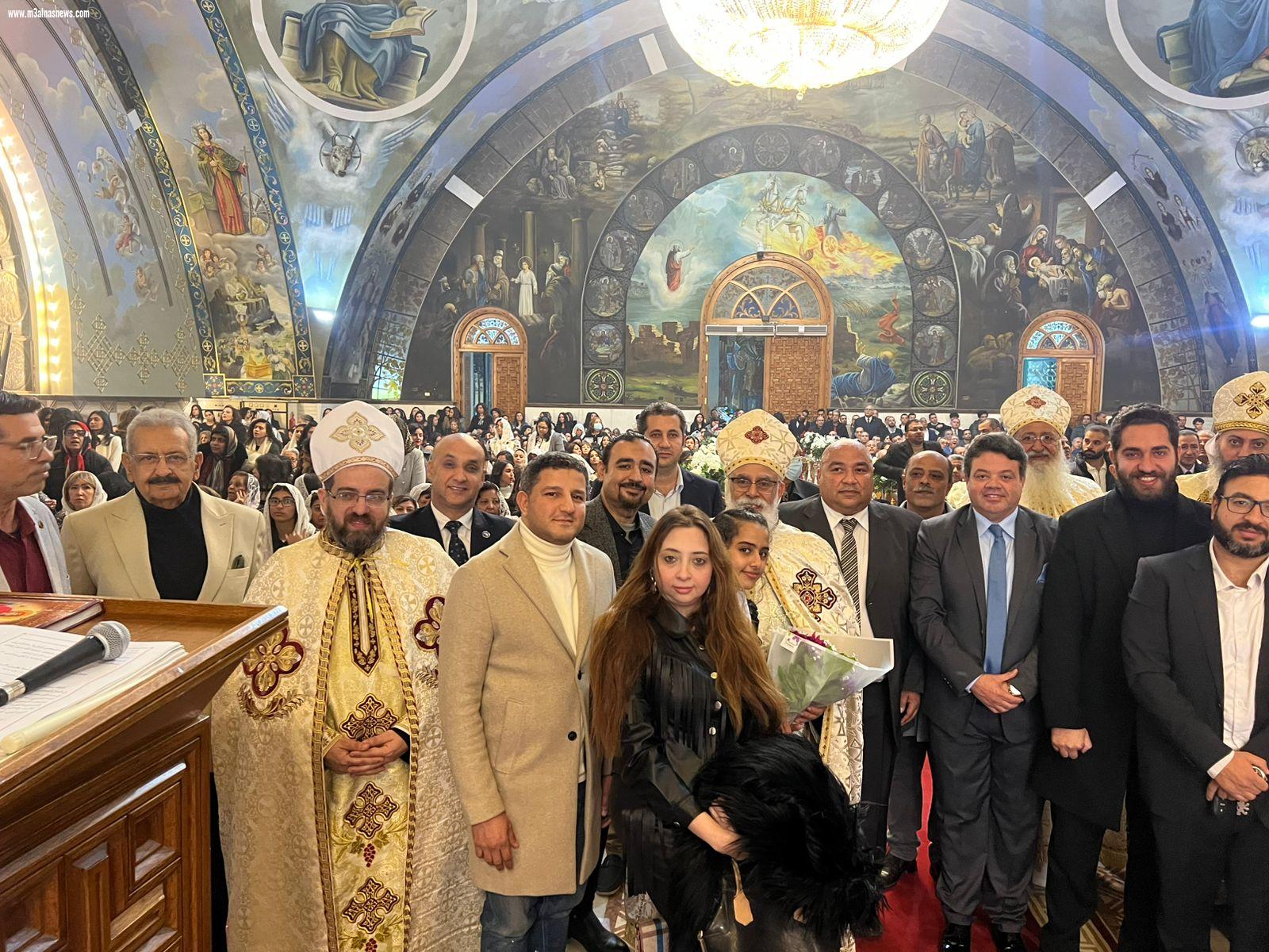 أمين شياخة شيراتون بحزب مستقبل وطن يهنئ البابا تواضروس والأخوة الأقباط بعيد الميلاد المجيد