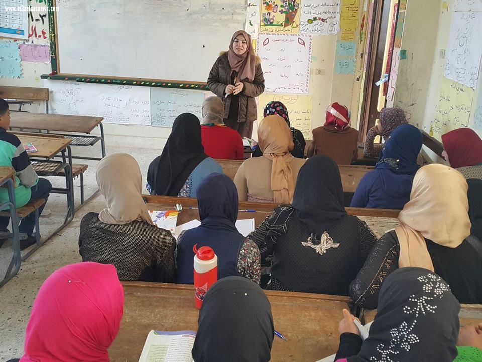 القوافل التعليمية المجانية تتواصل بمدارس البرلس بكفر الشيخ