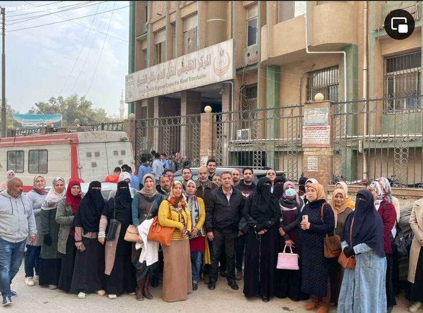 د. احدابو العطا ... يقود مسيرة حاشدة لأطباء مستشفى الصدر تأيدا للسيسي