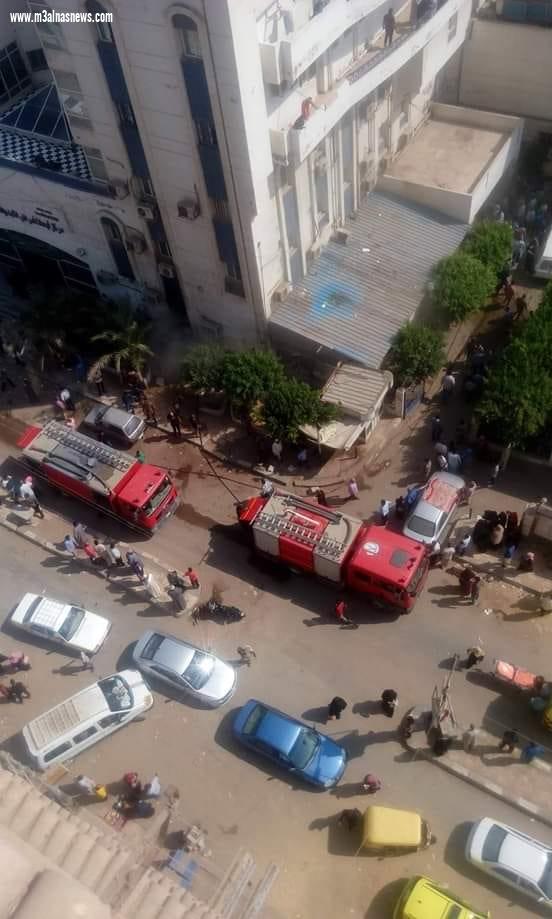 عاجل || حريق بمعهد الكبد بكفر الشيخ بسبب ماس كهربائي