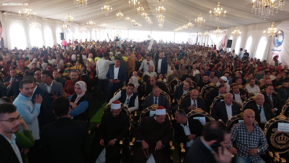 بدأ المؤتمر الجماهيري الحاشد لحزب مستقبل وطن بمحافظة كفر الشيخ