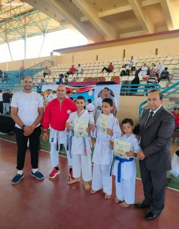  أبطال كفر الشيخ للكاراتيه قادرون باختلاف يحصدون ثلاث ذهبيات في بطولة الجمهورية
