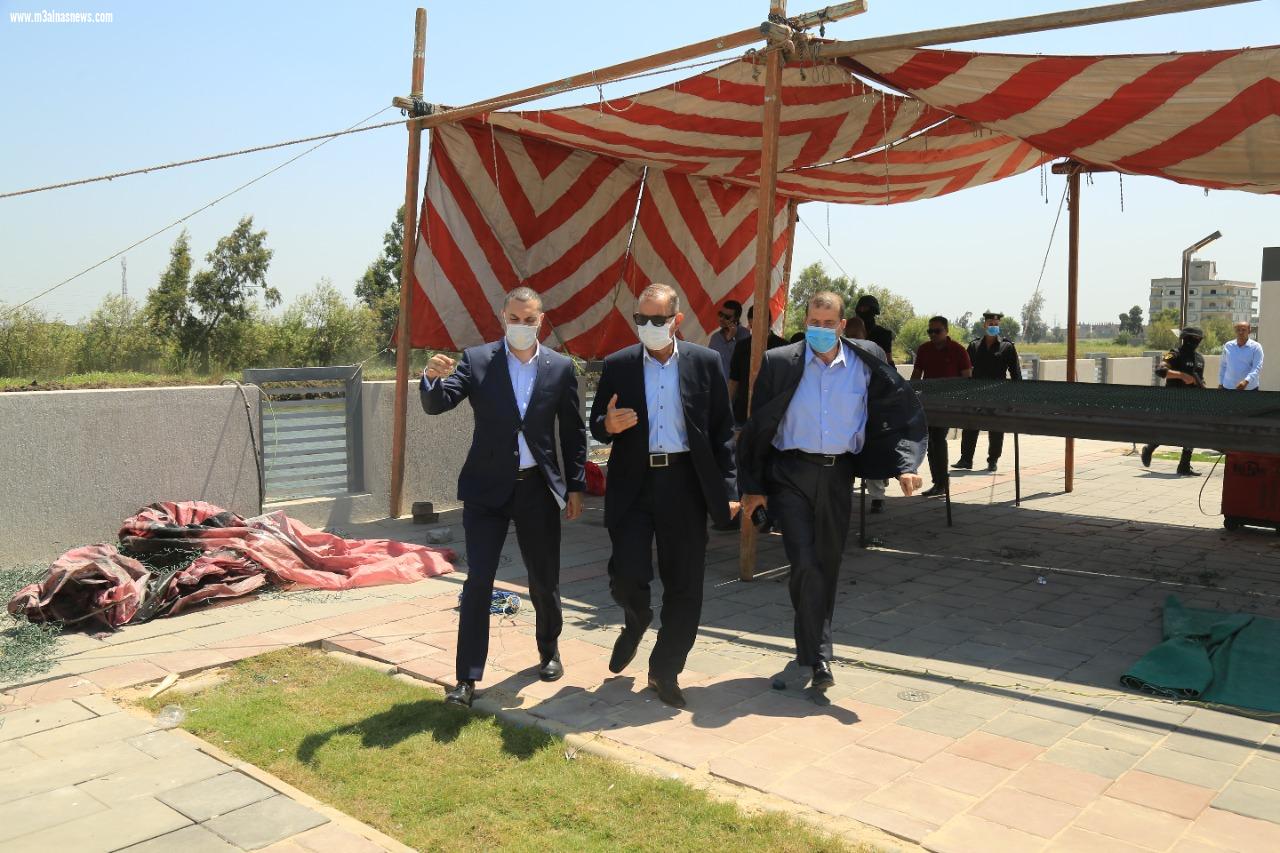   محافظ كفر الشيخ يتفقد الحديقة المركزية المجانية ويوجه بسرعة الانتهاء منها لتفتح أبوابها للمواطنين 