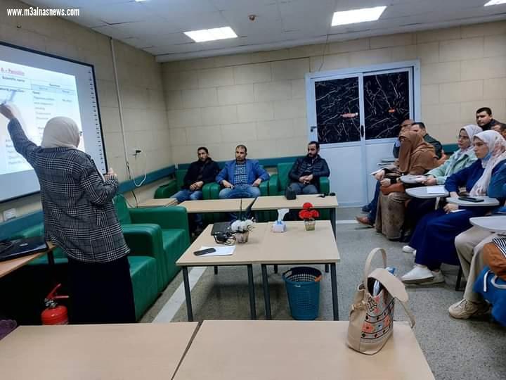 استمرار تدريب الفريق الطبي لزيادة الكفاءة وتحسين آداء الخدمه بكفر الشيخ
