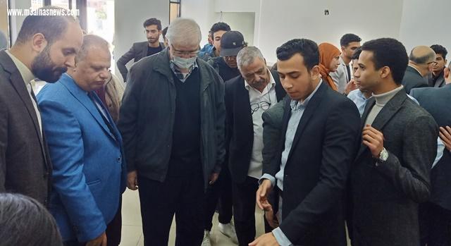 بعدد 45 مشروع مبتكر ومتميز  الذكاء الإصطناعى بالجامعة المصرية الروسية تفتتح معرض الطلاب