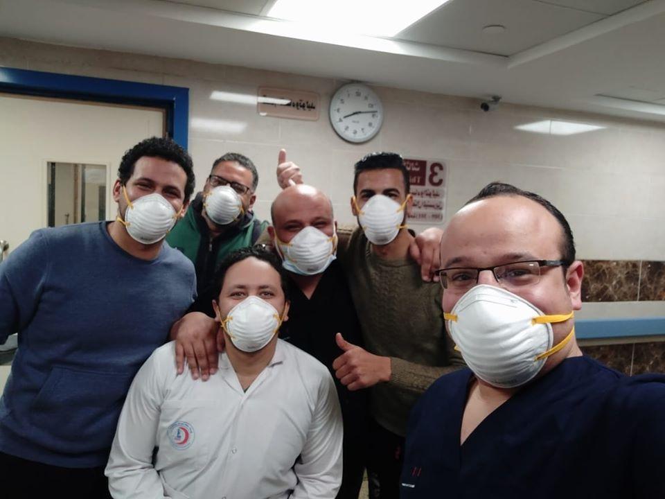 جامعة بنها تشكر الفريق الطبى المشارك فى اعمال الحجر الصحى بقها
