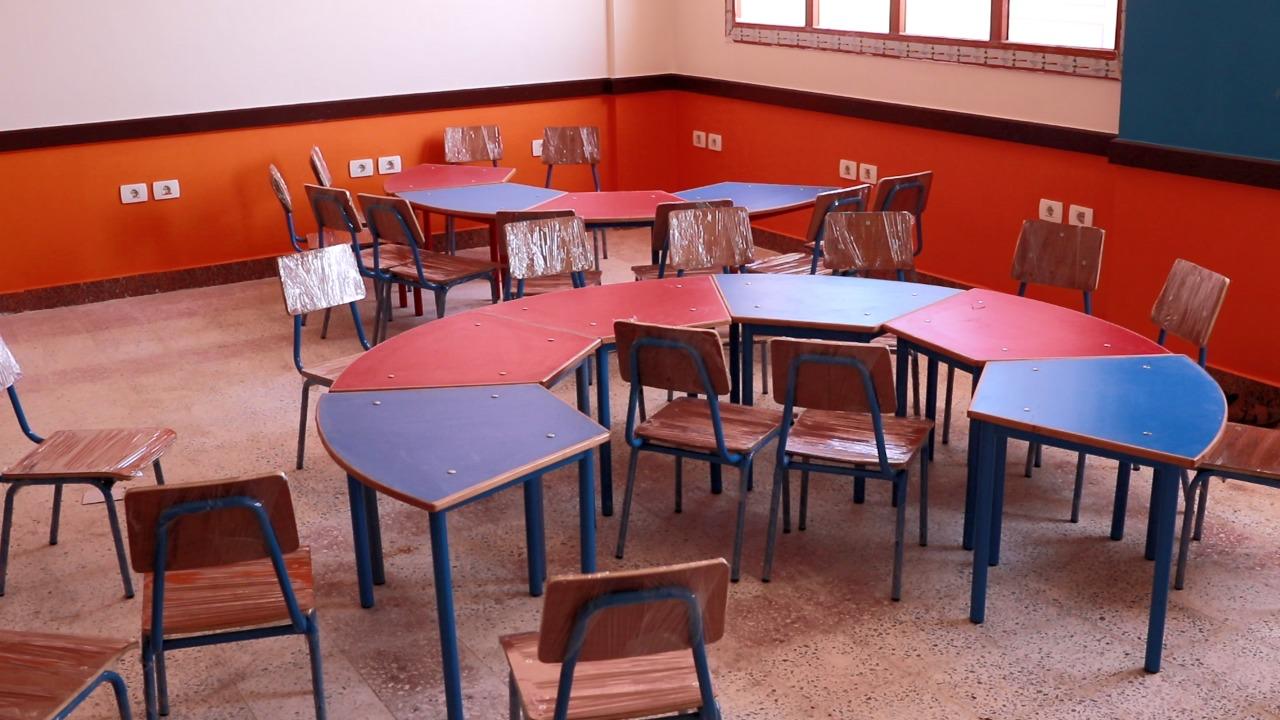 محافظ كفر الشيخ يتفقد مدرسة كفر الشيخ الدولية للغات لمتابعة الأعمال الجارية لقرب افتتاحها