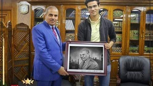محمد أبو النضر..الرسم أصدق تعبير عن المشاعر