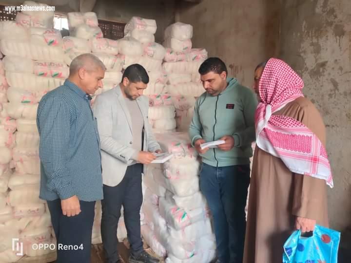 حملات تموينية على الأسواق والمحال ببيلا و البرلس وسيدي سالم وسيدي غازي ومسير وتحرير محاضر للمخالفين