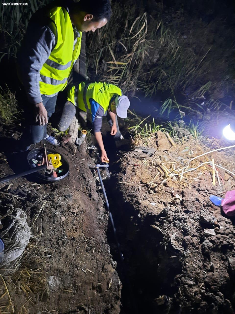 الأورمان تشارك في توصيل المياه ل٢٠ اسرة فقيرة بتكلفة ١٠٠ ألف جنيه بكفر الشيخ