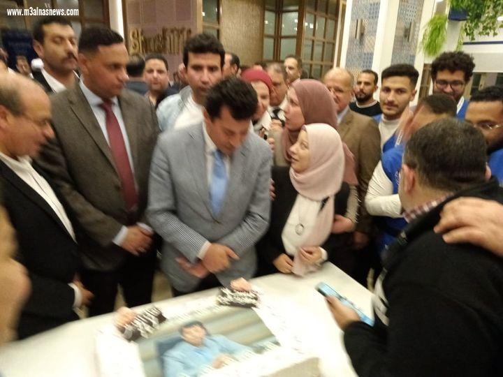 وزير الشباب والرياضة يختتم جولته بالدقهلية بتفقد نادي جزيرة الورد